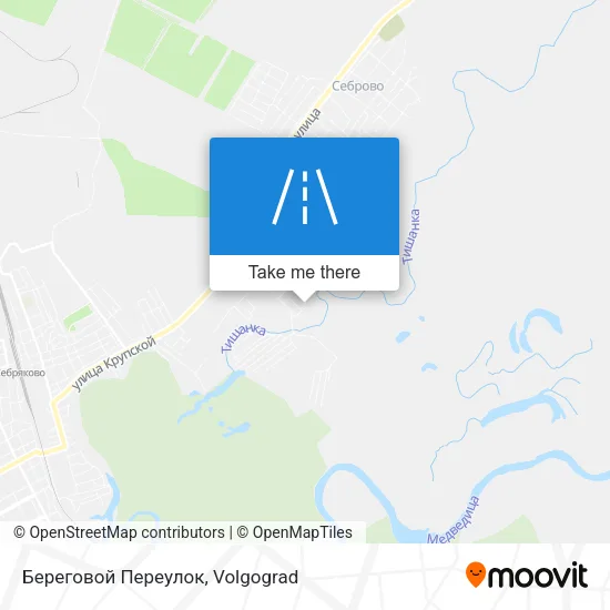 Береговой Переулок map