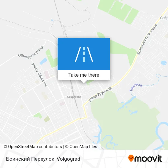 Боинский Переулок map
