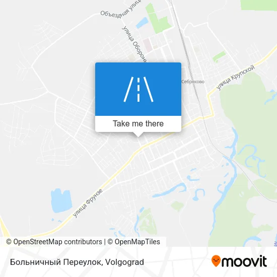 Больничный Переулок map