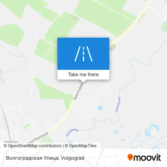 Волгоградская Улица map