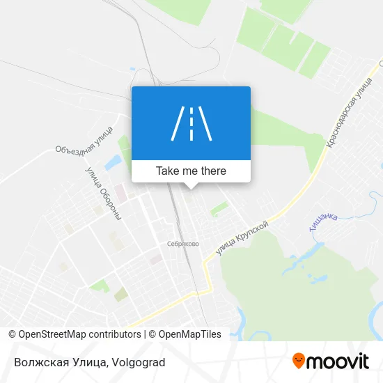 Волжская Улица map