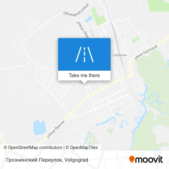 Грозненский Переулок map