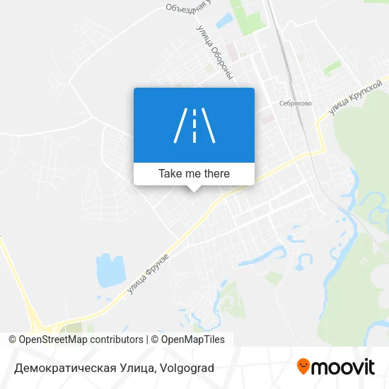 Демократическая Улица map
