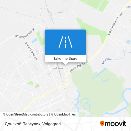 Донской Переулок map