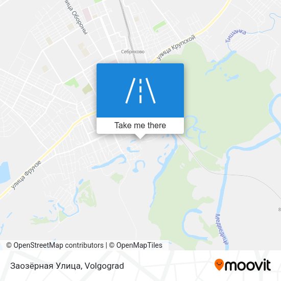 Заозёрная Улица map