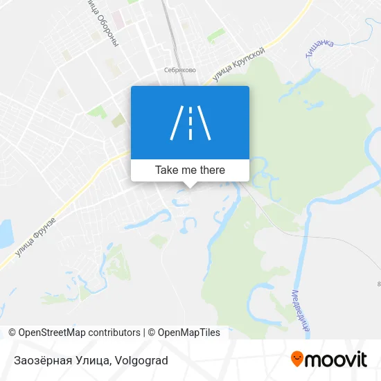 Заозёрная Улица map