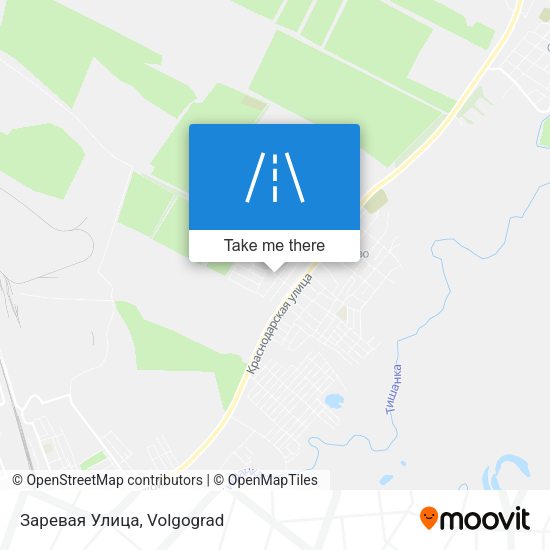 Заревая Улица map