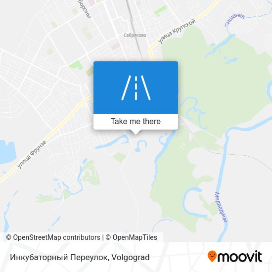 Инкубаторный Переулок map
