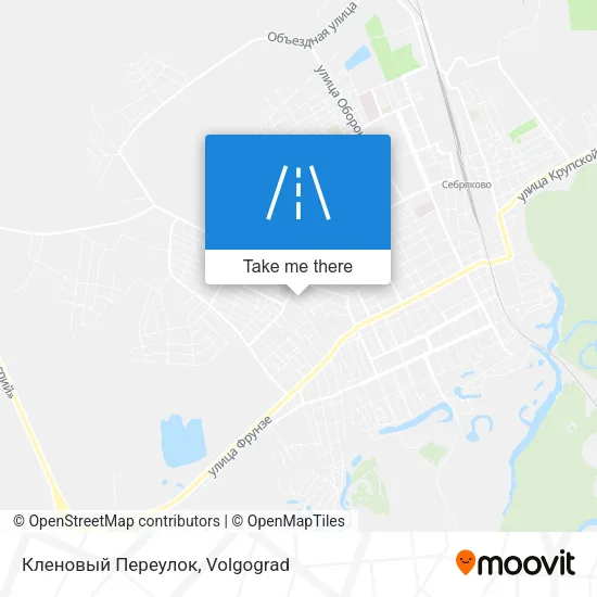 Кленовый Переулок map