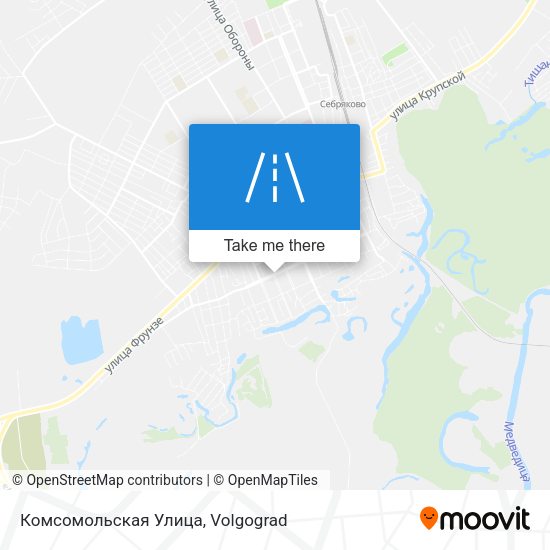 Комсомольская Улица map