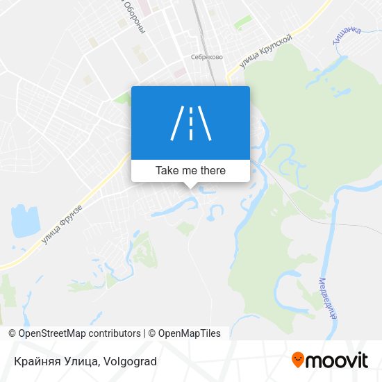 Крайняя Улица map