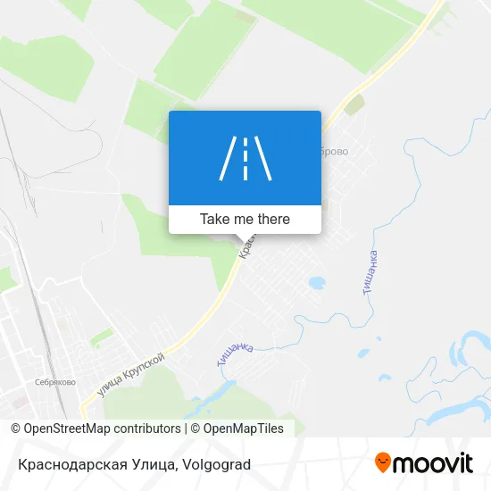 Краснодарская Улица map