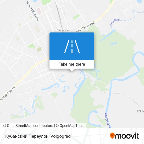 Кубанский Переулок map