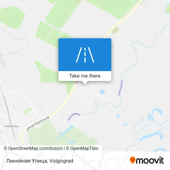 Линейная Улица map