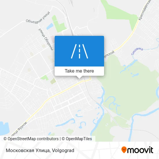 Московская Улица map