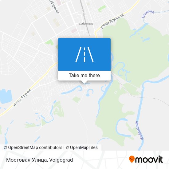 Мостовая Улица map