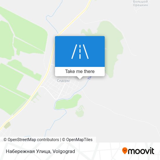 Набережная Улица map