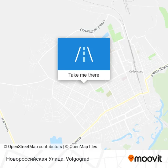 Новороссийская Улица map