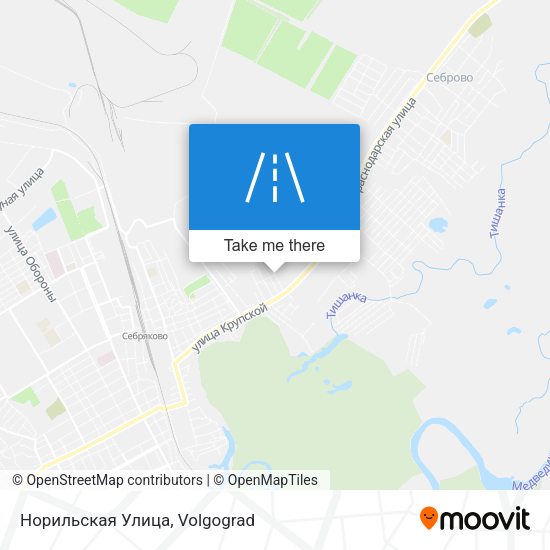 Норильская Улица map