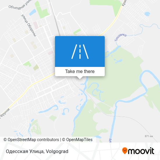 Одесская Улица map