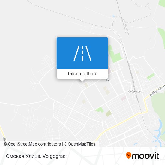 Омская Улица map