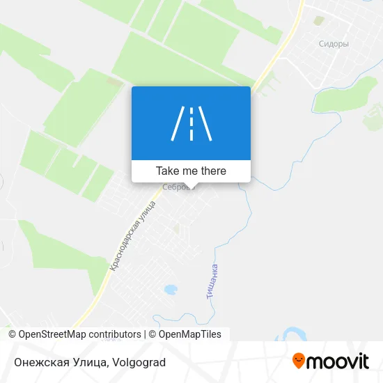 Онежская Улица map