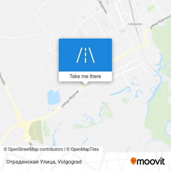 Отраденская Улица map