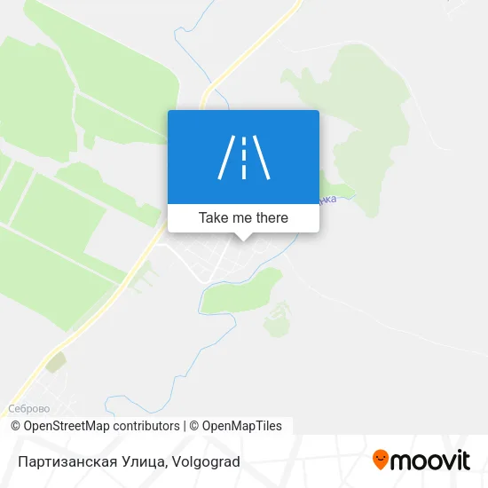 Партизанская Улица map