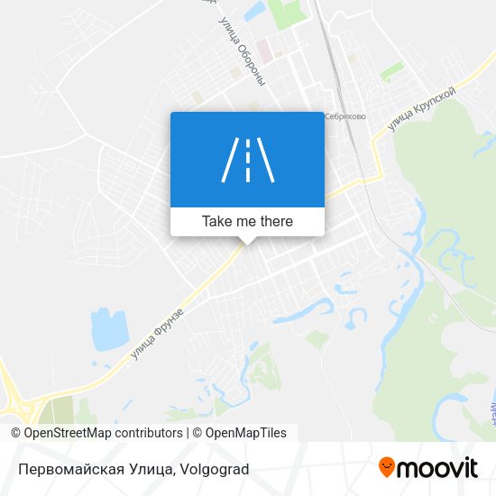 Первомайская Улица map