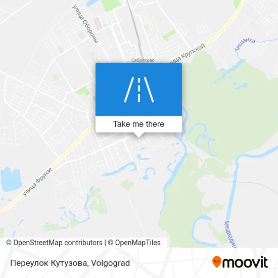 Переулок Кутузова map