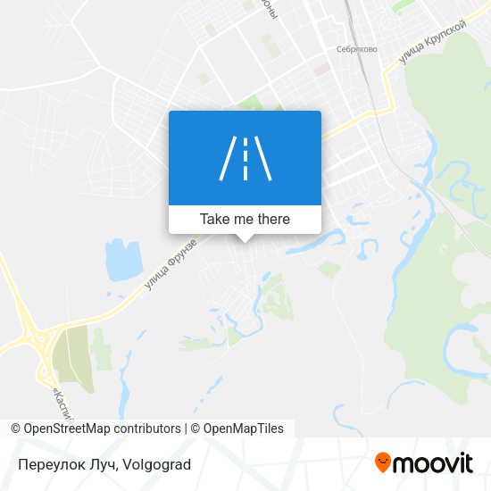 Переулок Луч map