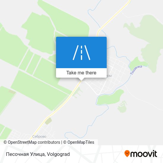 Песочная Улица map