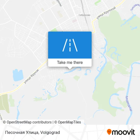 Песочная Улица map