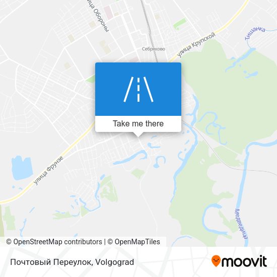 Почтовый Переулок map