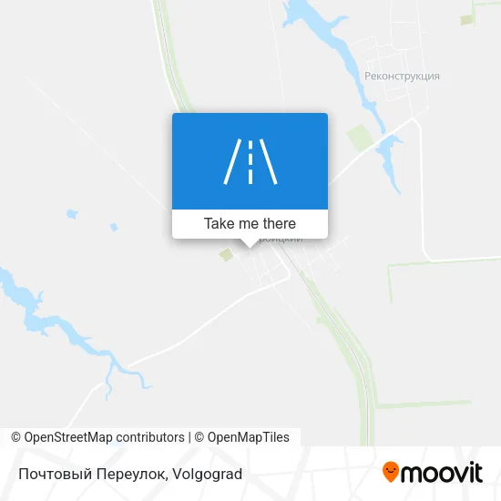Почтовый Переулок map