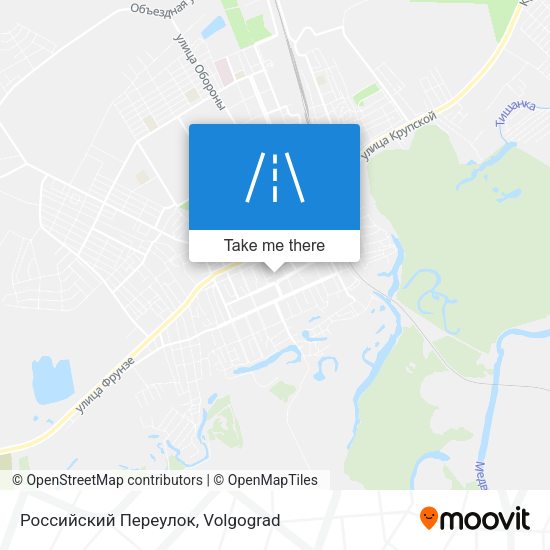 Российский Переулок map