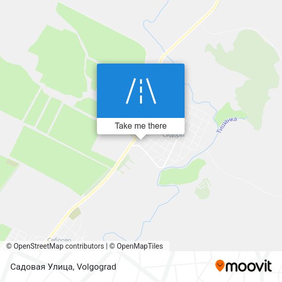Садовая Улица map