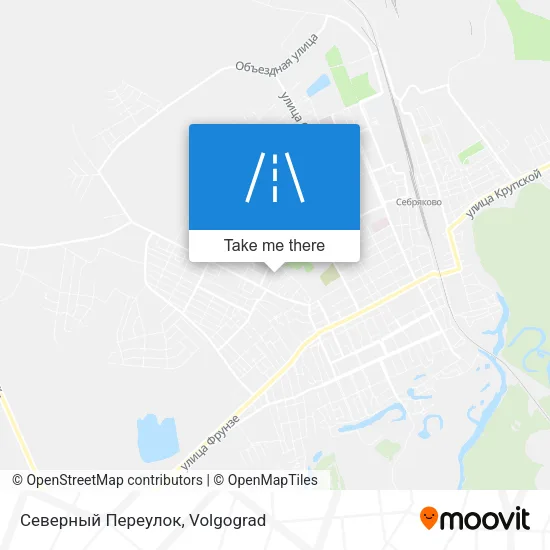 Северный Переулок map