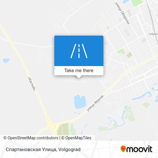 Спартановская Улица map