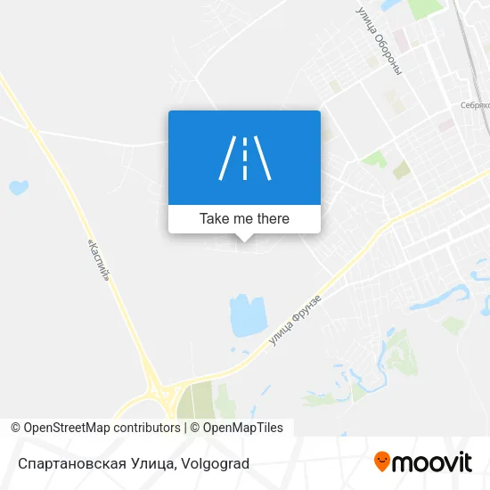 Спартановская Улица map