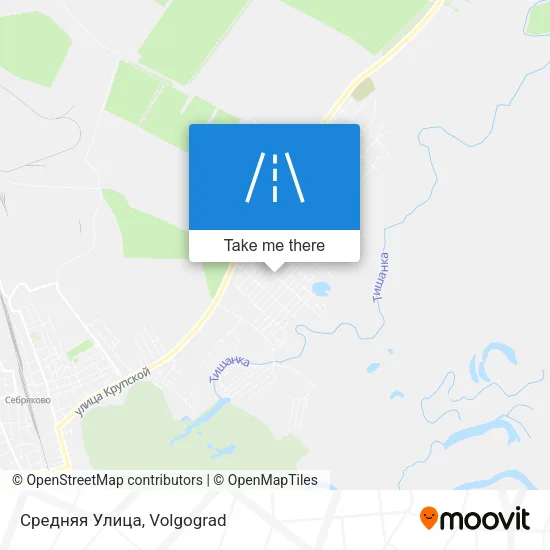 Средняя Улица map