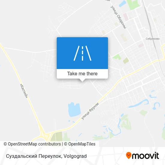 Суздальский Переулок map