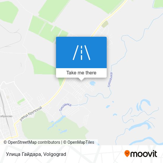 Улица Гайдара map