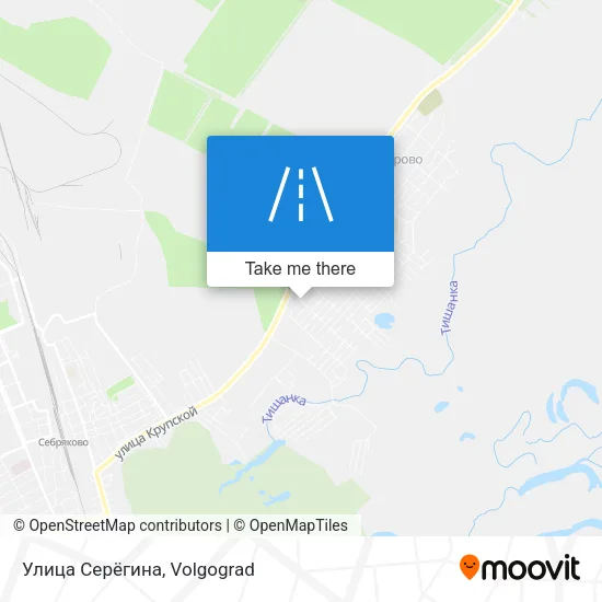 Улица Серёгина map