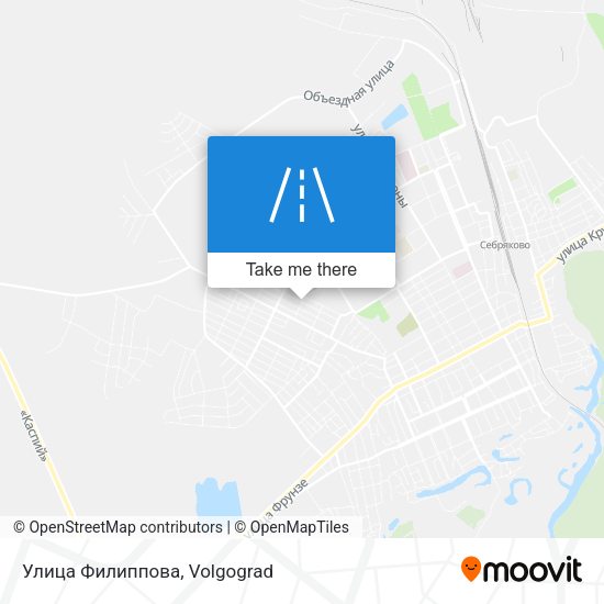 Улица Филиппова map