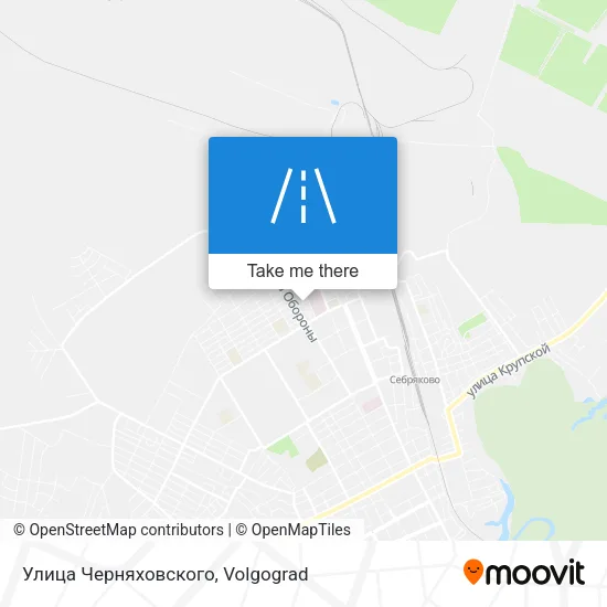 Улица Черняховского map