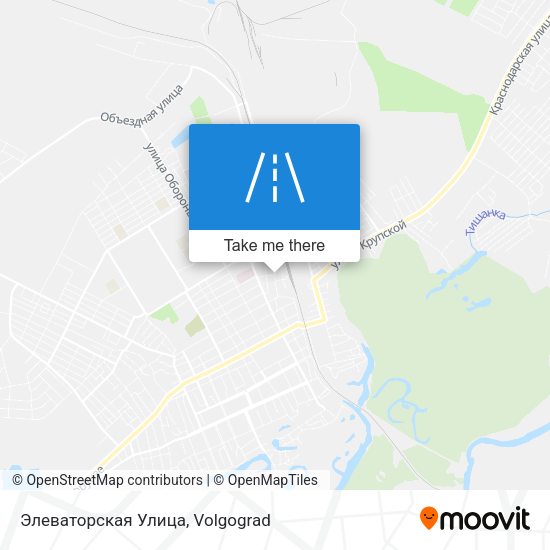 Элеваторская Улица map