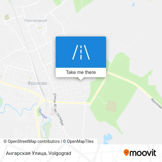 Ангарская Улица map