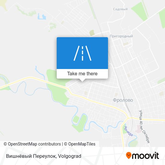 Вишнёвый Переулок map