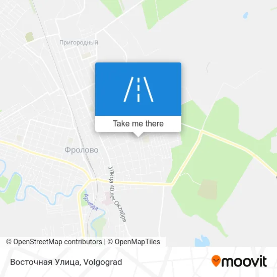 Восточная Улица map